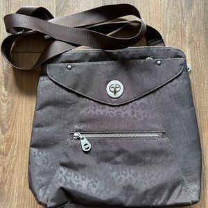 Baggallini Crossbody Canvas Brown Purse